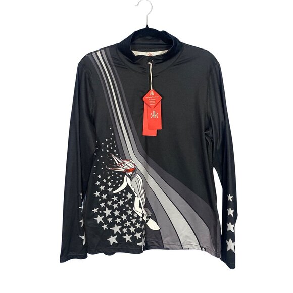 NWT Krimson Klover Women's XL Powder Days Baselayer Top Black MSRP$129 - Picture 2 of 16